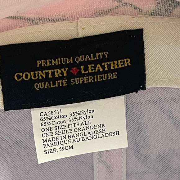 Pink Camouflage Wide Brim Hat - Picture 6 of 11